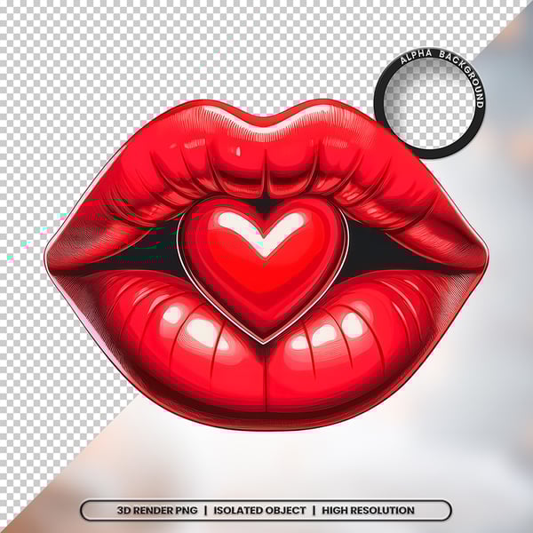 3D RENDER BOCA LÍNGUA LEITE ELEMENTO ÍCONE PSD PNG