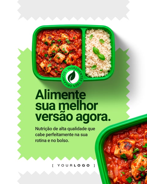 MARMITA FITNESS ALIMENTE SUA MELHOR VERSÃO SOCIAL MEDIA PSD EDITÁVEL