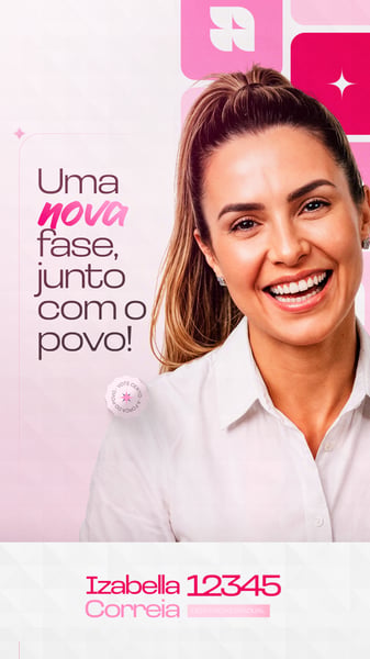 CAMPANHA ELEITORAL POLÍTICA ELEIÇÃO DEPUTADO PREFEITO VEREADOR PSD EDITÁVEL 1 STORY