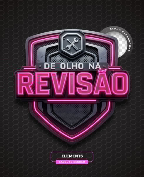 ELEMENTO 3D PARA COMPOSIÇÃO DE ARTES AUTOMOTIVAS MODELO 09