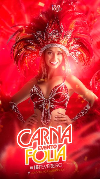FLYER CARNA EVENTO FOLIA STORY