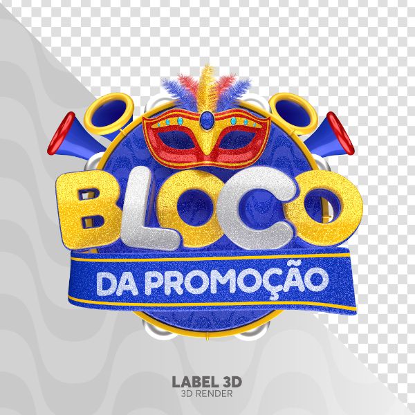 CARNAVAL SELO 3D BLOCO DA PROMOÇÃO