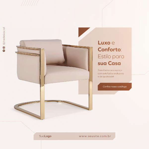 LOJA DE MÓVEIS E DECORAÇÃO SOCIAL MEDIA FEED