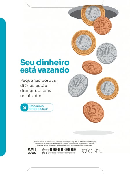 SOCIAL MEDIA ECONOMIA NO DIA A DIA PSD EDITÁVEL 10