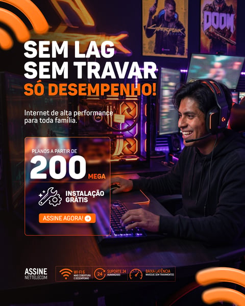 Social Media PROVEDOR DE INTERNET FEED PSD EDITÁVEL 3