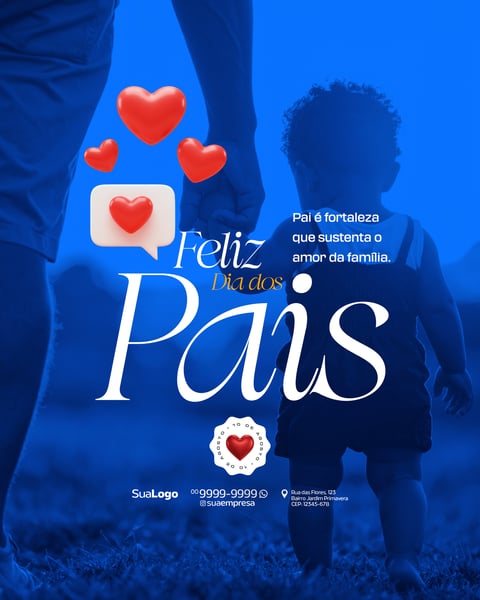 SOCIAL MEDIA DIA DOS PAIS 10 DE AGOSTO