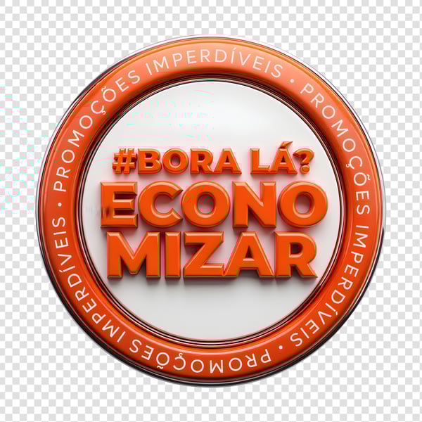 SELO 3D PROMOÇÕES IMPERDÍVEIS BORA LÁ 01