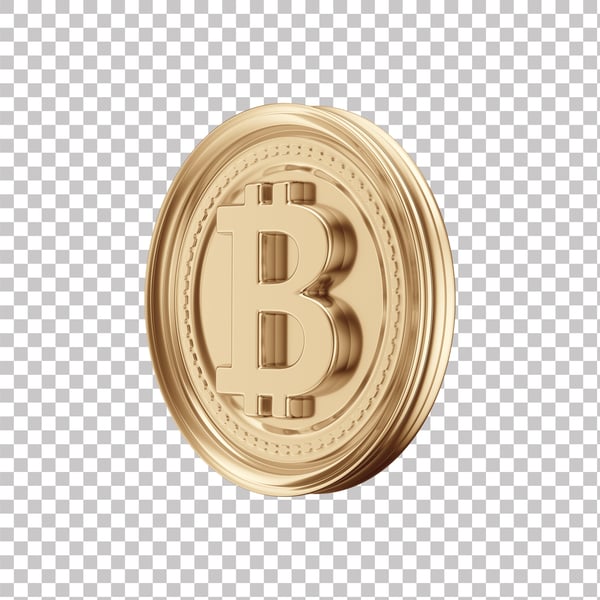 VUZ ASSET 3D DE CRIPTOMOEDAS BITCOIN COM FUNDO BRANCO ISOLADO (2)