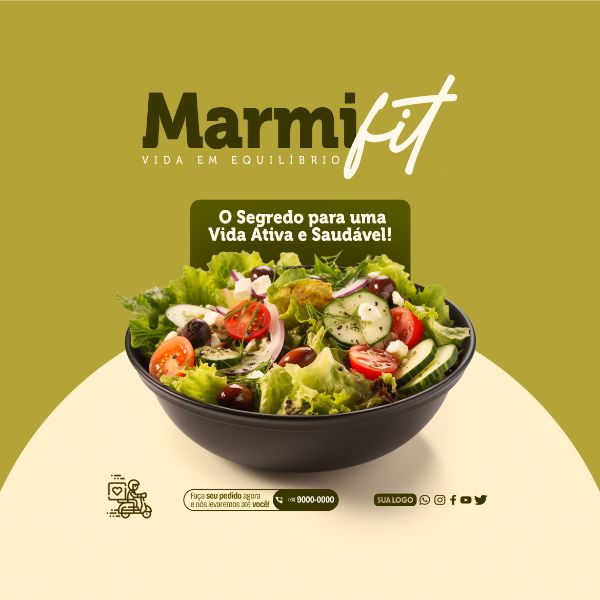 SOCIAL MEDIA - MARMITARIA FIT - O SEGREDO PARA UMA VIDA SAUDÁVEL