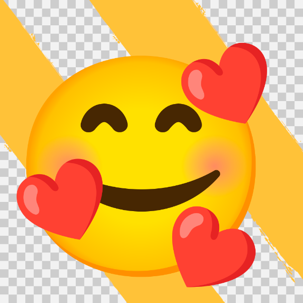 EMOJI APAIXONADO CORAÇÕES SEM FUNDO TRANSPARENTE PNG