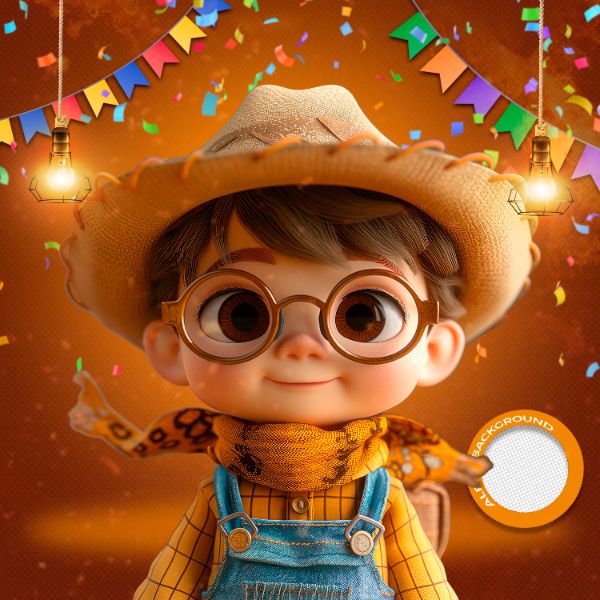 MASCOTES DE FESTA JUNINA MODELO 97