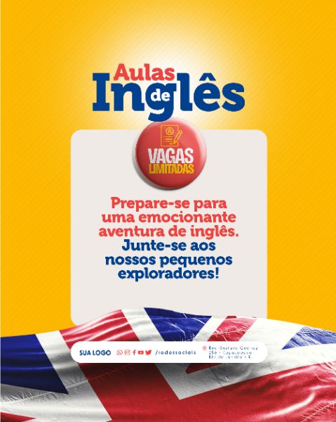 SOCIAL MEDIA - AULAS DE INGLÊS - JUNTE-SE AOS NOSSOS PEQUENOS