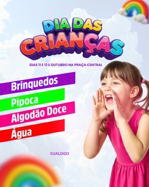 FELIZ DIA DAS CRIANÇAS 12 DE OUTUBRO 1