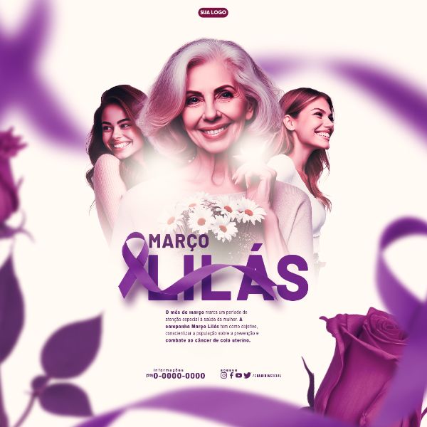 MARÇO LILÁS CAMPANHA FEED