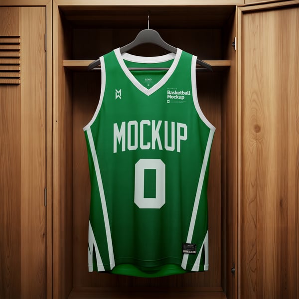 REGATA DE BASQUETE PSD EDITÁVEL MOCKUP