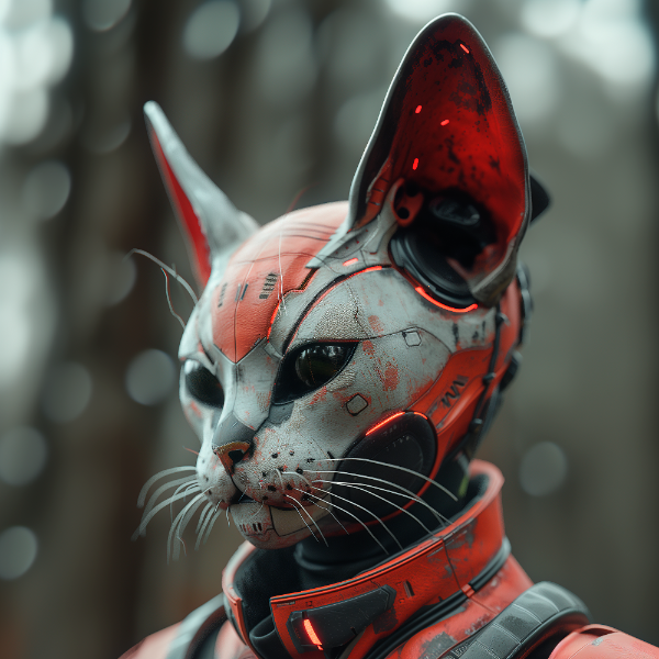 GATO ROBOTICO - FUTURISTA