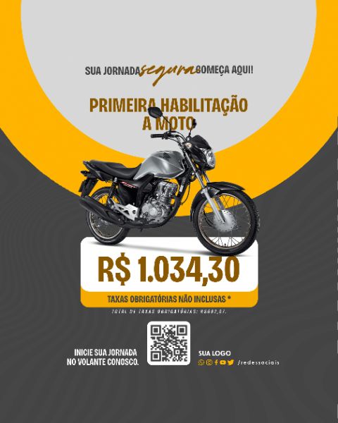 SOCIAL MEDIA - AUTO ESCOLA - VALORES CATEGORIA A
