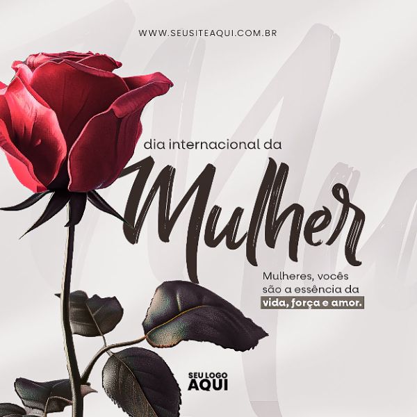 DIA DA MULHER | MULHERES | PSD EDITÁVEL