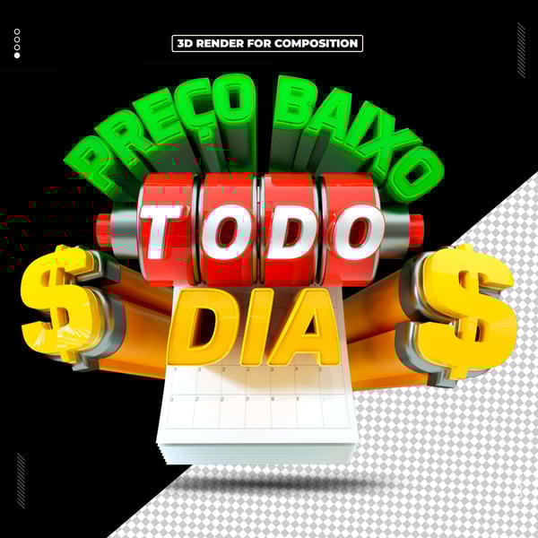 SELO 3D PREÇO BAIXO TODO DIA PARA COMPOSIÇÃO