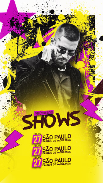 PRÓXIMOS SHOWS AGENDA 1 STORY