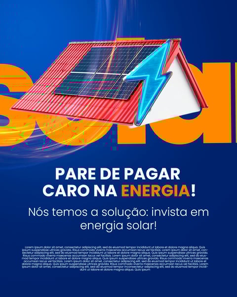 ENERGIA SOLAR  PARE DE PAGAR CARO NA ENERGIA