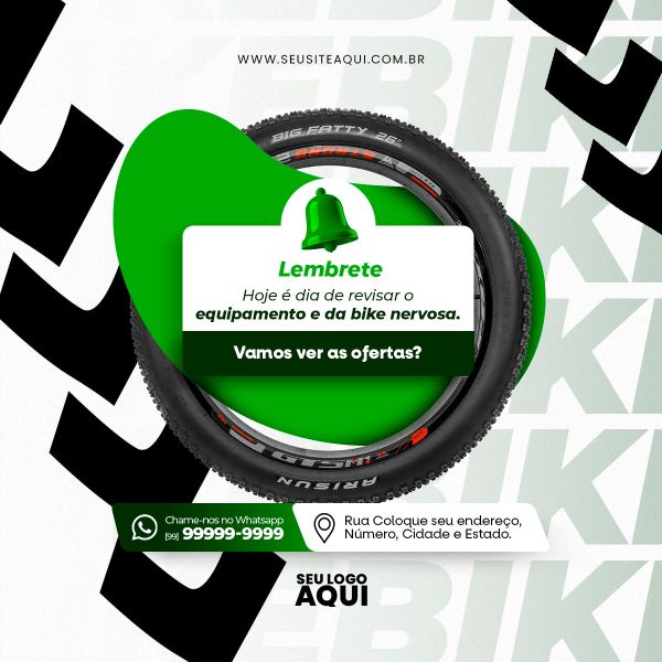 BICICLETARIA - SOCIAL MEDIA - BIKE - PSD EDITÁVEL