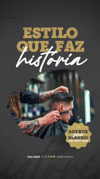 STORY - BARBEIRO - ESTILO QUE FAZ HISTÓRIA