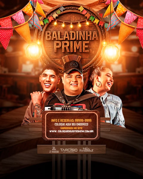 FLYERS DE EVENTOS BALADINHA PRIME SÃO JOÃO 04