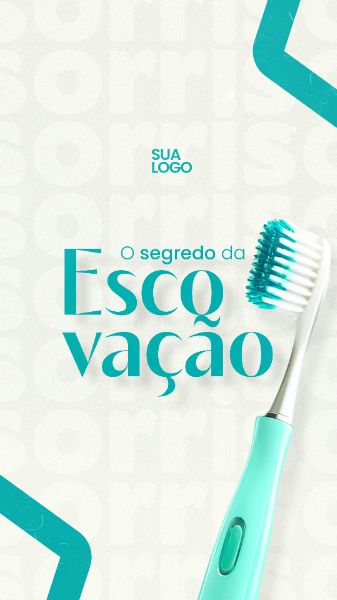 CLÍNICA ODONTOLÓGICA CAMPANHA CONSULTÓRIO DENTISTA MÍDIA SOCIAL PSD EDITÁVEL
