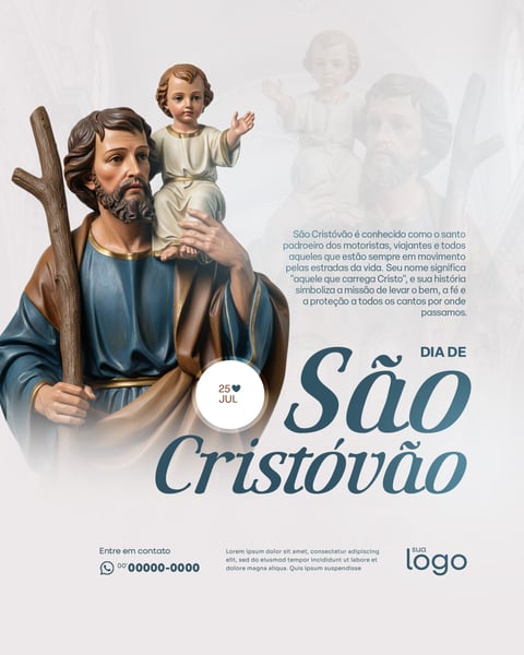 25 DE JULHO DIA DE SÃO CRISTOVÃO