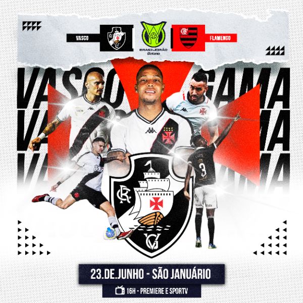 FLYER ESPORTIVO BRASILEIRÃO VASCO DA GAMA