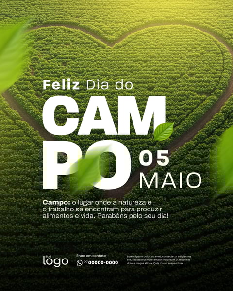 SOCIAL MEDIA - 05 DE MAIO DIA DO CAMPO