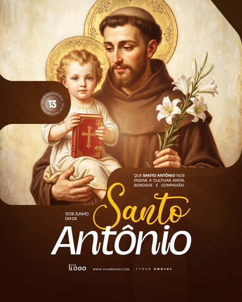 DIA DE SANTO ANTÔNIO ARTE SOCIAL MEDIA PSD EDITÁVEL 7