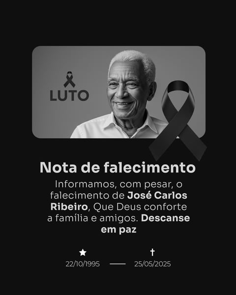 LUTO - NOTA DE FALECIMENTO 6