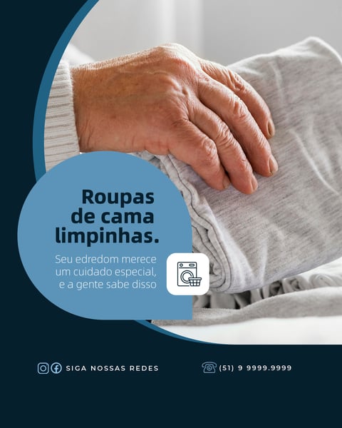 BYS LAVANDERIA ROUPAS DE CAMA SOCIAL MEDIA FEED PSD EDITÁVEL