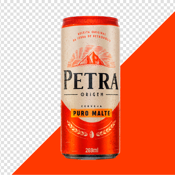 LATA CERVEJA PETRA PNG TRANSPARENTE SEM FUNDO