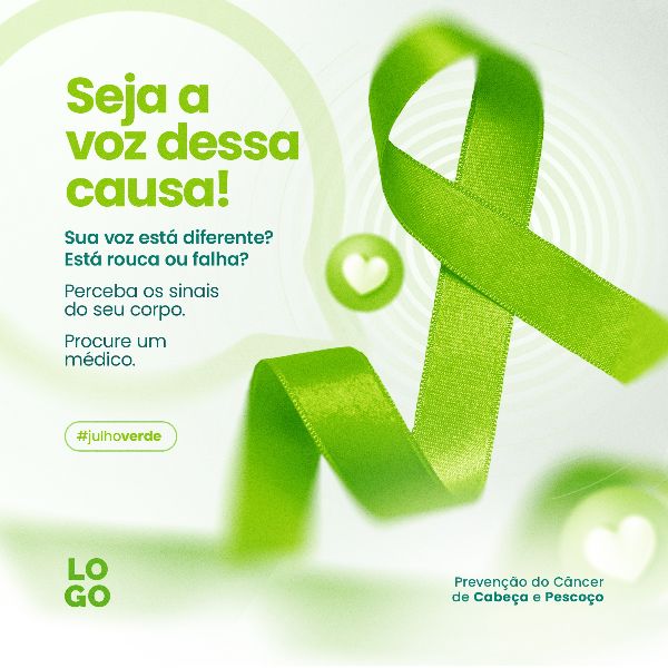 SEJA A VOZ DESSA CAUSA #JULHOVERDE