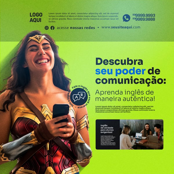 ESCOLA DE INGLÊS - SEU PODER DE COMUNICAÇÃO