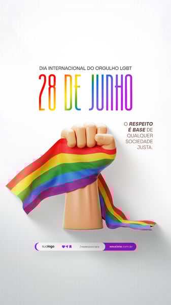 DIA INTERNACIONAL DO ORGULHO LGBT SOCIAL MEDIA PSD EDITÁVEL 11