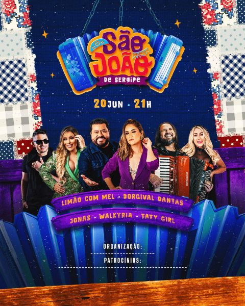 EVENTO SÃO JOÃO DE SERGIPE - ARRAIÁ 2024 SHOW