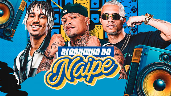 PFA FLYER THUMB CAPA CD BANNER YOUTUBE BLOQUINHO DO NAIPE PSD EDITÁVEL