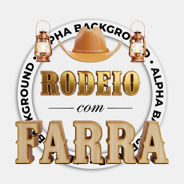 SELO 3D SERTANEJO RODEIO COM FARRA 12