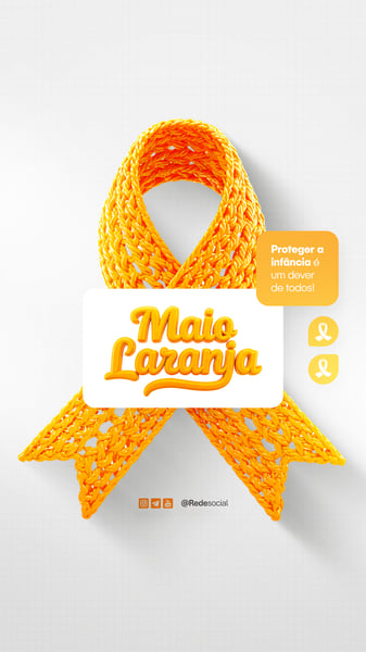 DHU MAIO LARANJA - COMBATE AO ABUSO E À EXPLORAÇÃO SEXUAL INFANTIL SOCIAL MEDIA P5D EDITÁVEL (6)