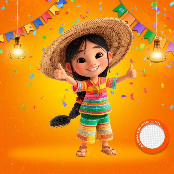 MASCOTES DE FESTA JUNINA MODELO 35