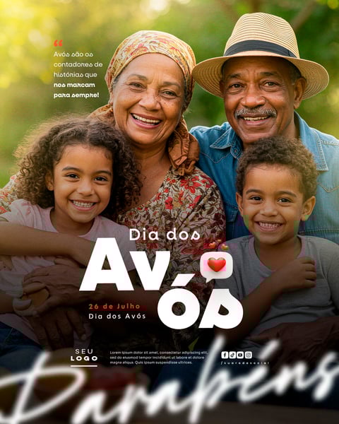 DIA DOS AVÓS 26 DE JULHO SOCIAL MEDIA PSD EDITÁVEL 16