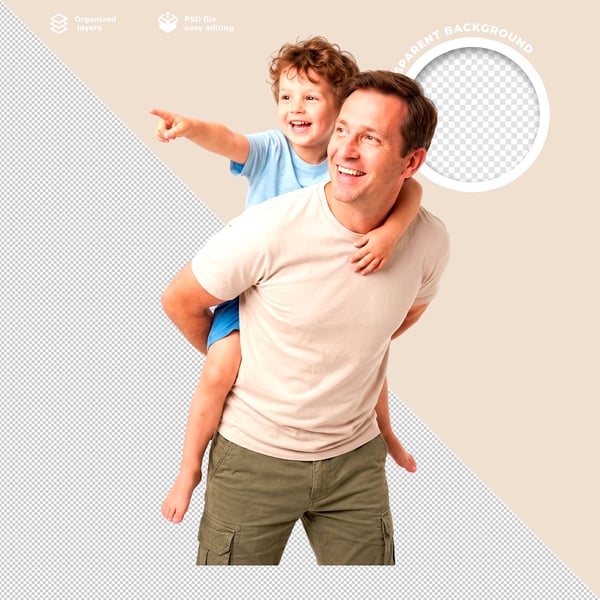 Post Feed FAMÍLIA ALEGRE VERÃO MODERNO AZUL BEGE TEMPLATE PSD EDITÁVEL