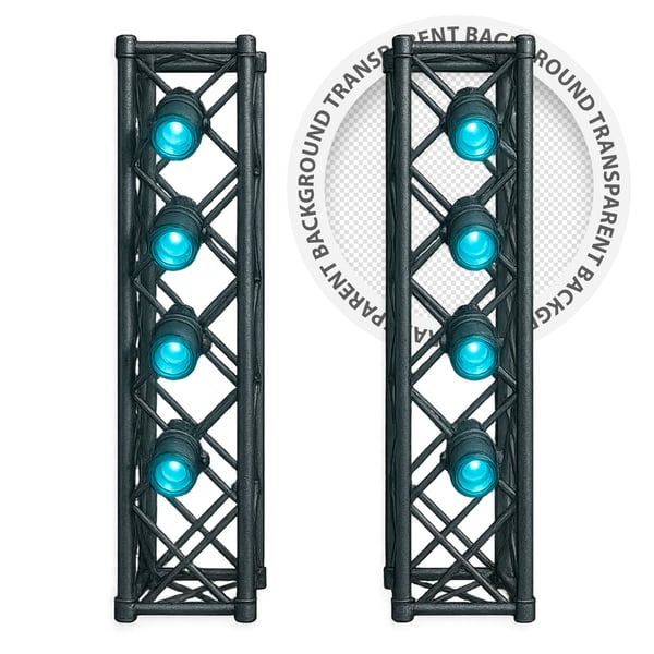 ESTRUTURA DE PALCO E ILUMINAÇÃO - PNG