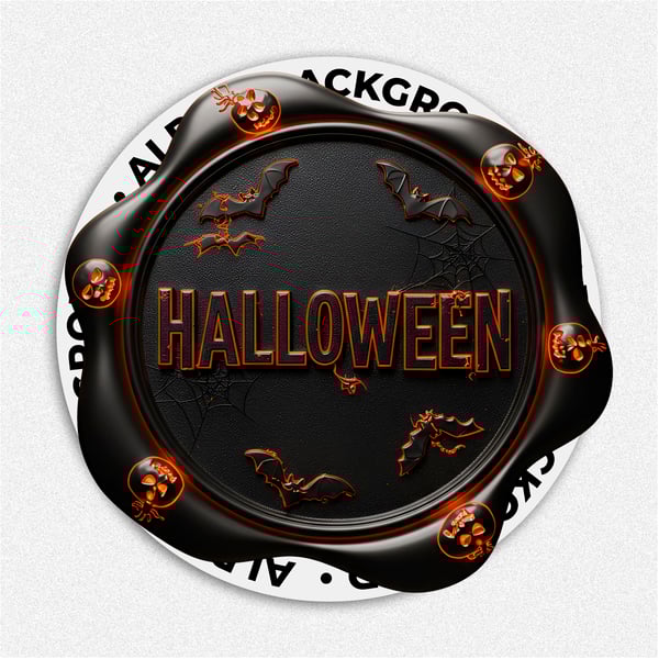 LABEL 3D HALLOWEEN 10