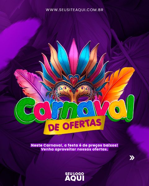 FEED - CARNAVAL | CARNIVAL | FESTA | PSD EDITÁVEL
