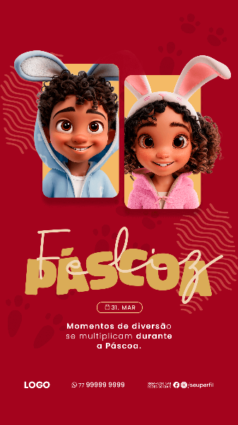 SOCIAL MEDIA FELIZ PÁSCOA